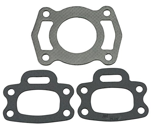 Set of 3 Premium JetSki Plus Brand 717/720 SeaDoo Exhaust Manifold Gasket Fits MANY 1994-2005 GS GSI GTI GTS GTX HX SP SPI SPX XP Speedster Sportster (See FIT chart in Description)