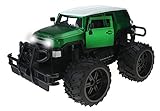 FJ Cruiser Cross Country 1:14 Scale Battery Operated Remote Controlled 4WD 2.4 GHz Toy RC Jeep Truck w/ Remote Control,& Door Opening Action