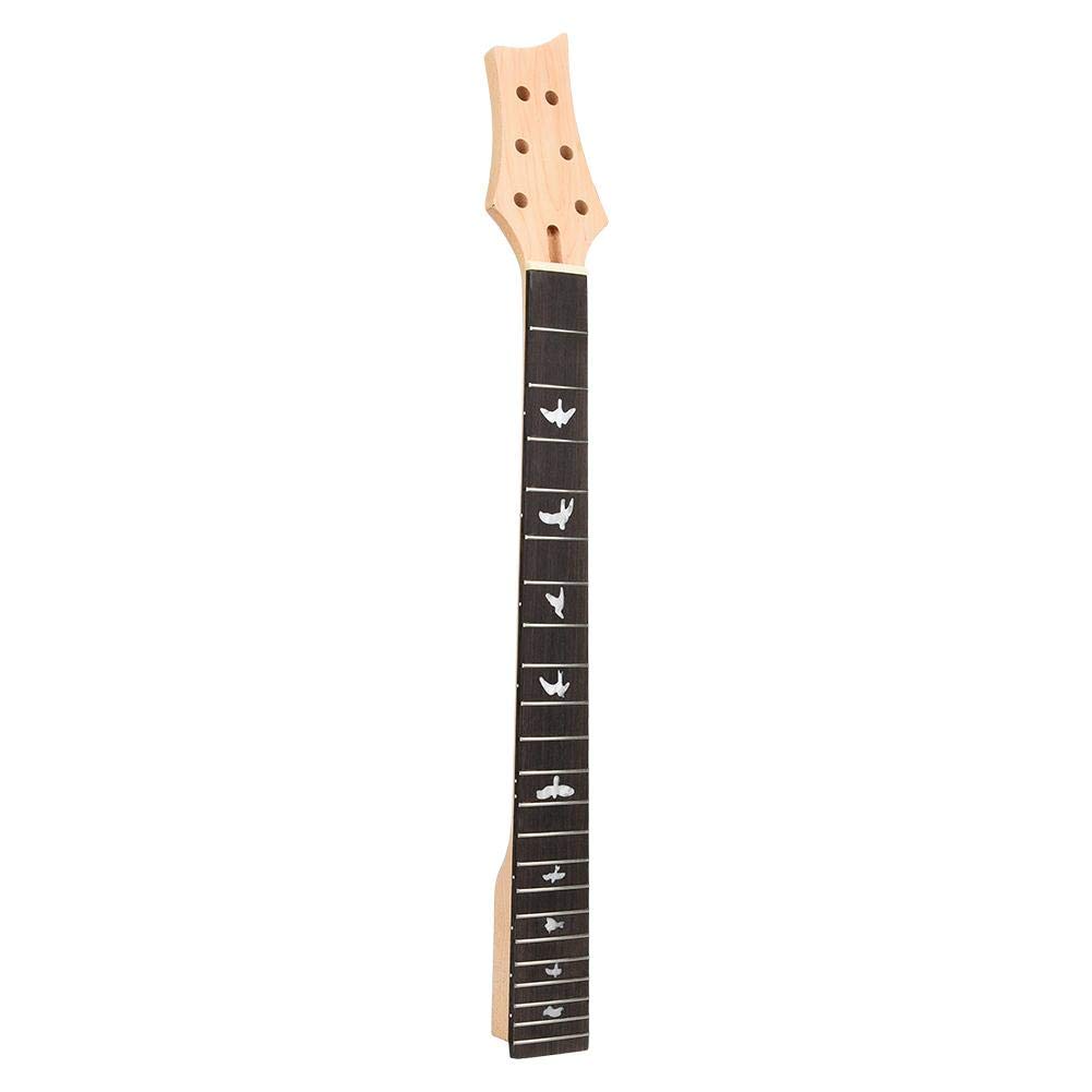 Guitar Replacement Parts, Solid Wood 22 Frets Electric Guitar Neck, for Electric Guitar Guitar Maintenance(GS55)