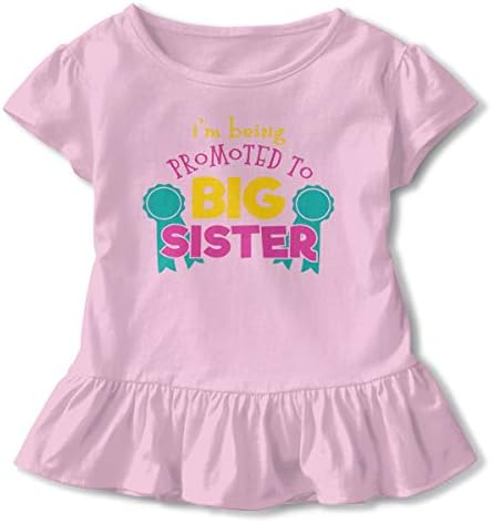 I'm Being Promoted to Big Sister Baby Skirts Fashion Kids T Shirt Dress Comfortable Flounces Jumpsuit