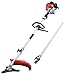 Maxtra Powerful 42.7cc 4 in 1 Trimming Tools, Multi Functional Sets Gas Pole Saw, Gas Hedge Trimmer,Brush Cutter,String Trimmer with 8.2 to 11.4 FT Extension Pole & Carry Bag Comes for Tree Pruning