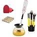 Makeup Brush Cleaner and Dryer, Easily Clean and Dry Brushes in seconds using an Electronic Spinner Machine, Portable Kit Completely Cleans + Automatic Dries, Includes Gift, Travel, Professional