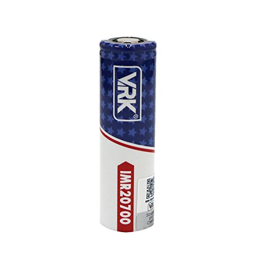 IMR 20700 3000mAh Rechargeable Battery - High Drain 30A Continuous / 40A Pulse, Flat Top
