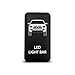 CH4X4 Push Switch for Toyota Tacoma 3rd Gen 12V 3Amp - Led Light Bar Symbol 2 - White LED