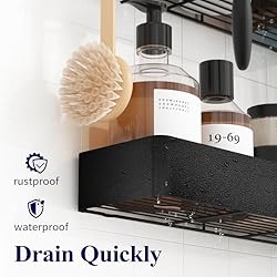 Kitsure X-Large Shower Caddy - 2 Pack Adhesive
