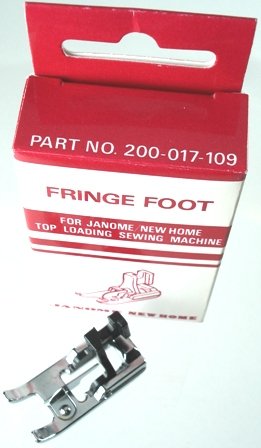 Janome Sewing Machine Fringe Foot Low Shank