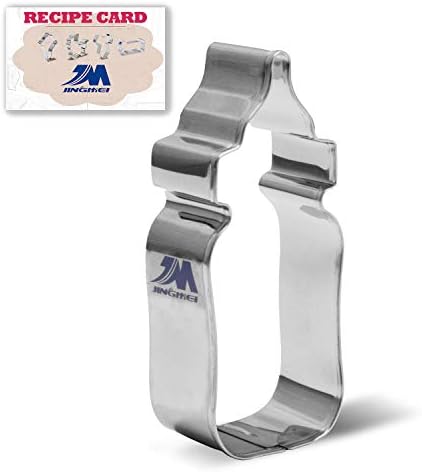 Baby Bottle Cookie Cutter M JINGMEI-4 Inches - Stainless Steel
