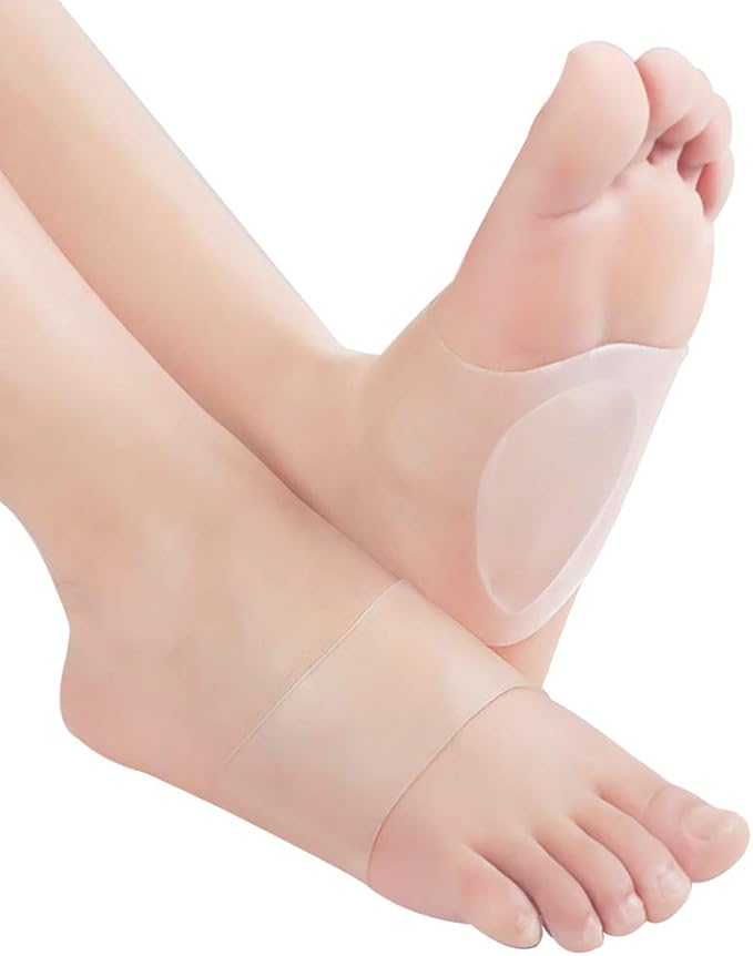 Gel Arch Support, Udyr 2 Pieces Soft Gel Sleeves for Flat Foot and Plantar Fasciitis