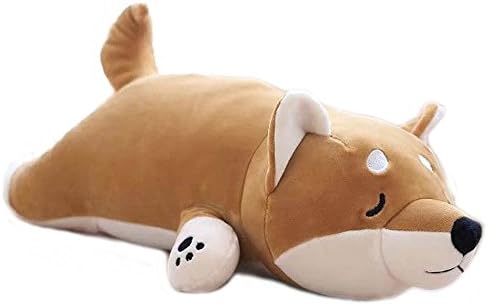 Shiba Inu Dog Printed Throw Pillow Lifelike Animal Pillows Plush Toy for Valentine's Gift, Bed,Sofa Chair