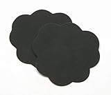 Foot Petals Tip Toes Cushions Shoe Inserts , Black Iris