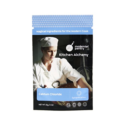 Food Grade Calcium Chloride (Molecular Gastronomy) âŠ˜ Non-GMO â˜® Vegan âœ¡ OU Kosher Certified - 50g/2oz