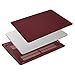 MOSISO Plastic Hard Case with Screen Protector Compatible Newest MacBook Pro 13 Inch with/Without Touch Bar, Pure Red