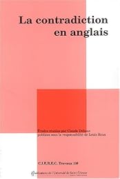 La  contradiction en anglais