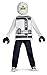 Disguise Zane Lego Ninjago Movie Classic Costume, White, Medium (7-8)