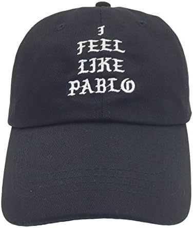 I Feel Like Pablo Hat Baseball Cap Dad Hat (Black)