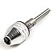 Atoplee 1pc Carbon Steel 0.3-4mm Keyless Drill Bit Chuck Conversion Adapter with 2.35mm Shaft for Electric Grinder