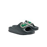 Lacoste Women's Serve Slide, Green Croc with