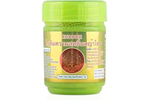 Thai Green Grass Refreshing Canister, Natural Herbal Extract for Refreshment, Mild & Portable Aromatherapy Inhaler