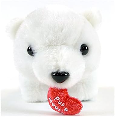 peluche de polar con corazon