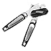 AIYEGO Can Opener Manual, Portable Multifunctional Tin Bottle Opener Kit, Non-electric Stainless Steel Jar Openers with Smooth Edge, Big Turn Knob, Ergonomic Handles