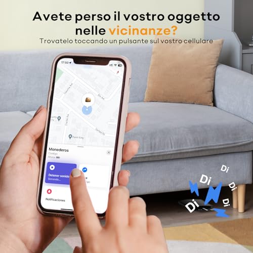 ATUVOS Air Tag Card Wallet Tracker Thin 1.6 mm, Smart Tag Compatible with Apple Where's APP (iOS Only, Android Not Supported), Bluetooth Locator for Suitcases, Wallets, Bags, Luggage, 1 Piece