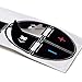 StyleZ 3PCS Replacement AC Dash Button Decal Stickers Fix Ruined Faded A/C Controls Repair Kit for Suburban, Chevy Tahoe, Silverado, Traverse, GMC Acadia, GMC