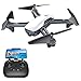 Potensic D50, GPS Drone with Camera for adults, 1080P HD FPV Live Video Quadcopter for beginner, GPS Return Home, Follow Me, Long Range Control drone , 5G WiFi Transmission, Great Gift-White