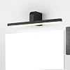 ECOBRT-LED-Vanidad-Iluminacion-Cromo-Acabado-Bano-Espejo-Lamparas-Interior-9W-40cm-Largo-Moderno-Negro-Pared-Luces-Con