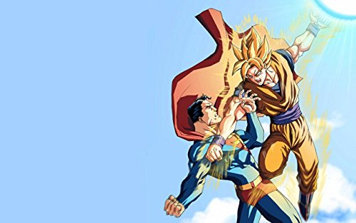 RFG REMOVE FROM GAME Superman Vs Goku Playmat 24 x 14 inch
