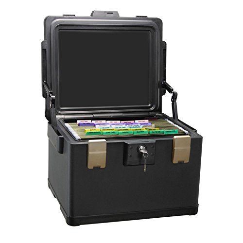 Honeywell Safes & Door Locks 1 Hour Fire Safe Waterproof Filing Safe Box Chest fits Letter, A4