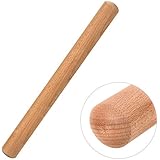 Rolling Pin - Wooden Rolling Pins for Baking Non Stick, VANZAVANZU 15-3/4 Inch Professional Wood Dough Roller for Pasta, Fondant, Cookies, Pizza and Dough, Eco-friendly and Safe (15-3/4 Inch)