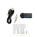 Gotd Bluetooth 3.5mm AUX Audio Stereo Music Home Car Receiver Adapter Mic Black