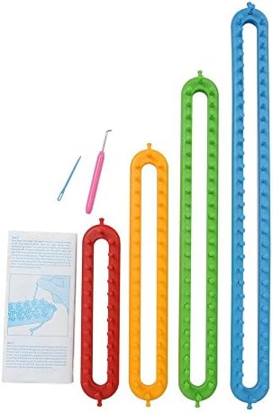 4 Size DIY Scarf Shawl Hat Socks Knitter Knifty Long Knitting Loom Circular Knitting Loom