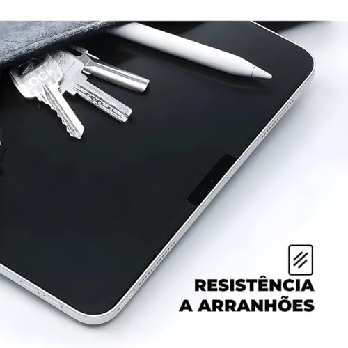 Película Para Ipad 11ª A16 2025 e Ipad 10ª 2022 10.9" Paperlike Fosca Textura de Papel Anti Reflexo, Anti Risco e Anti Poeira em Cerâmica 9D