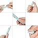 YYGIFT Ballpoint Stress Reliever Toy EDC Fidget ADHD Autism Focus Multi Function Portable Anxiety Stress Relief Pens, Blue