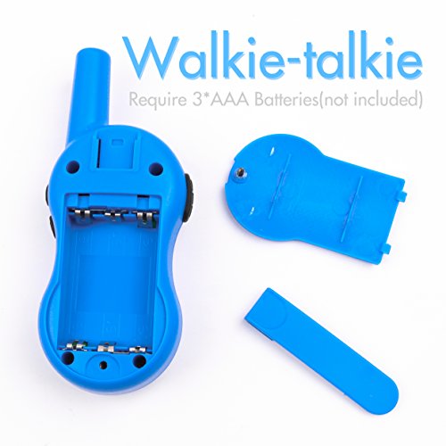 Walkie Talkies for Kids, 3 Channels Two Way Radio 2 Miles Range Handheld Mini Walkie Talkies, Toys for 4 5 6 7 8 9 10 Year Old Boys and Girls - Thumbnail 6