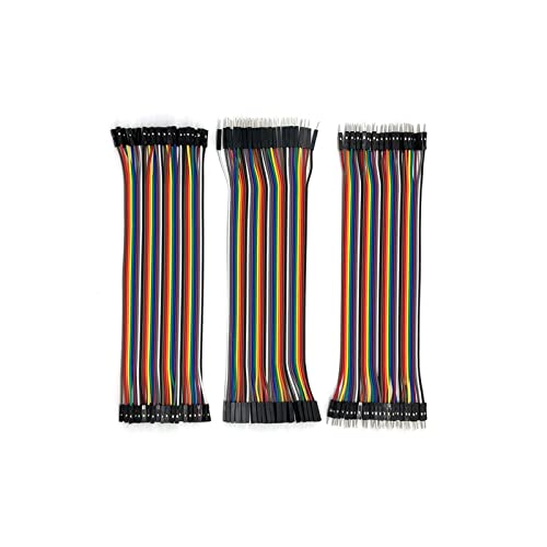 #10Gtek# 120 Pin Dupont Jumper Wires, 20cm Wire Length (40Pin Male to ...