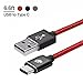 Braided USB Type C Cable, BlitzWolf 6.6 ft Reversible USB 2.0 to USB-C Data and Charger Cord for Nexus 5X 6P, OnePlus 2, Nokia N1, Xiaomi 4C, Zuk Z1, Apple Macbook Red