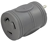 AC WORKS [EV515L630] EVSE Upgrade Electric Vehicle Charging Adapter 15Amp Household Plug to L6-30R Female Connector