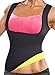 MIRANCO Women's Body Shaper Waist Cincher Tummy Fat Burner Sweat Tank Top Black No Zip Black XX-Large