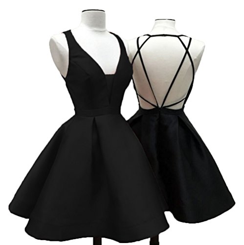 Uryouthstyle Deep V Neck Sexy Backless 2017 Mini Homecoming Dresses |  Desertcart Brunei