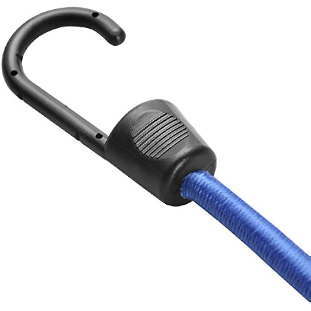 Best Choice 24Piece Premium Bungee Cord Assortment In Storage Jar