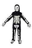 Skeleton Costume for Boys Kids Light up Halloween Size M (5-7) L (6-9)