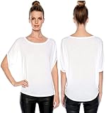 Short Sleeve Flowy Tee Back of Sleeve Covers Elbow