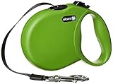 Alcott Wanderer Retractable Leash, Large, Green