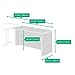 Sauder 401446 Via Desk Return, Classic Cherry Finish