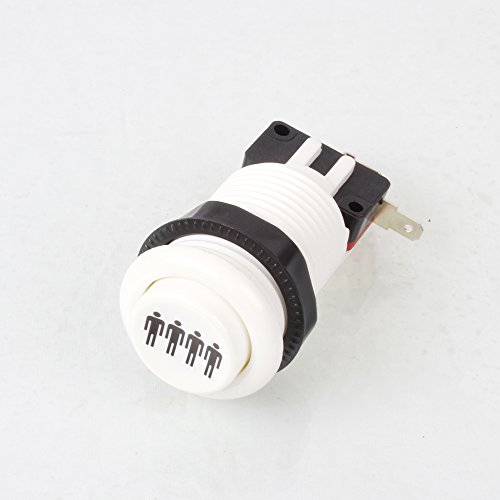 EG STARTS Happ Style 1 Player / 2 Player Start & Home Push Buttons With Micro Switch Compatible For Arcade Machine Games Mame Jamma Parts