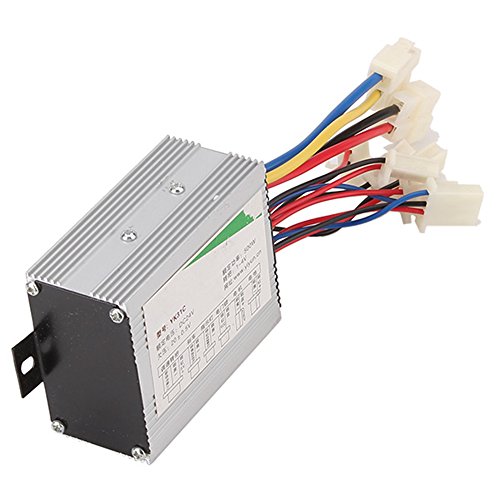 RDEXP Aluminium Motor Brush Speed Controller for 350W-500W Electric Bike Bicycle Scooter 24V