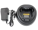 SUNDELY Ni-MH Ni-CD Li-ion Battery Rapid Quick Charger for Motorola Radios NNTN4496, NNTN4496AR, NNTN4851, NNTN4851A, NNTN4851AR, NNTN4851R