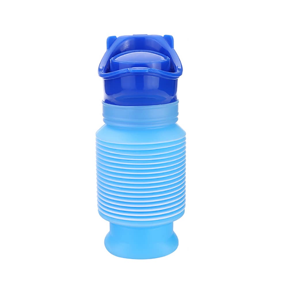 VOANZO 750ML Male Female Portable Mobile Toilet Potty Pee Urine Bottle, Reusable Emergency Urinal for Camping Car Travel Traffic Jam and Queuing